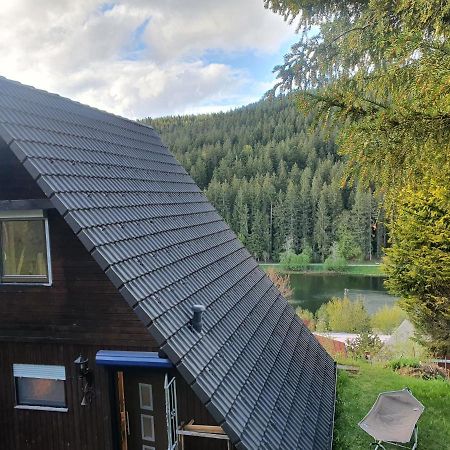 Haus Adler - Komplettes Ferienhaus am Badesee Erzgrube Exterior foto
