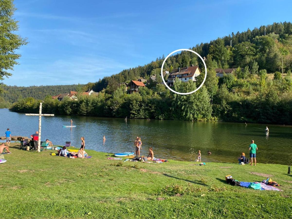 Haus Adler - Komplettes Ferienhaus am Badesee Erzgrube Exterior foto