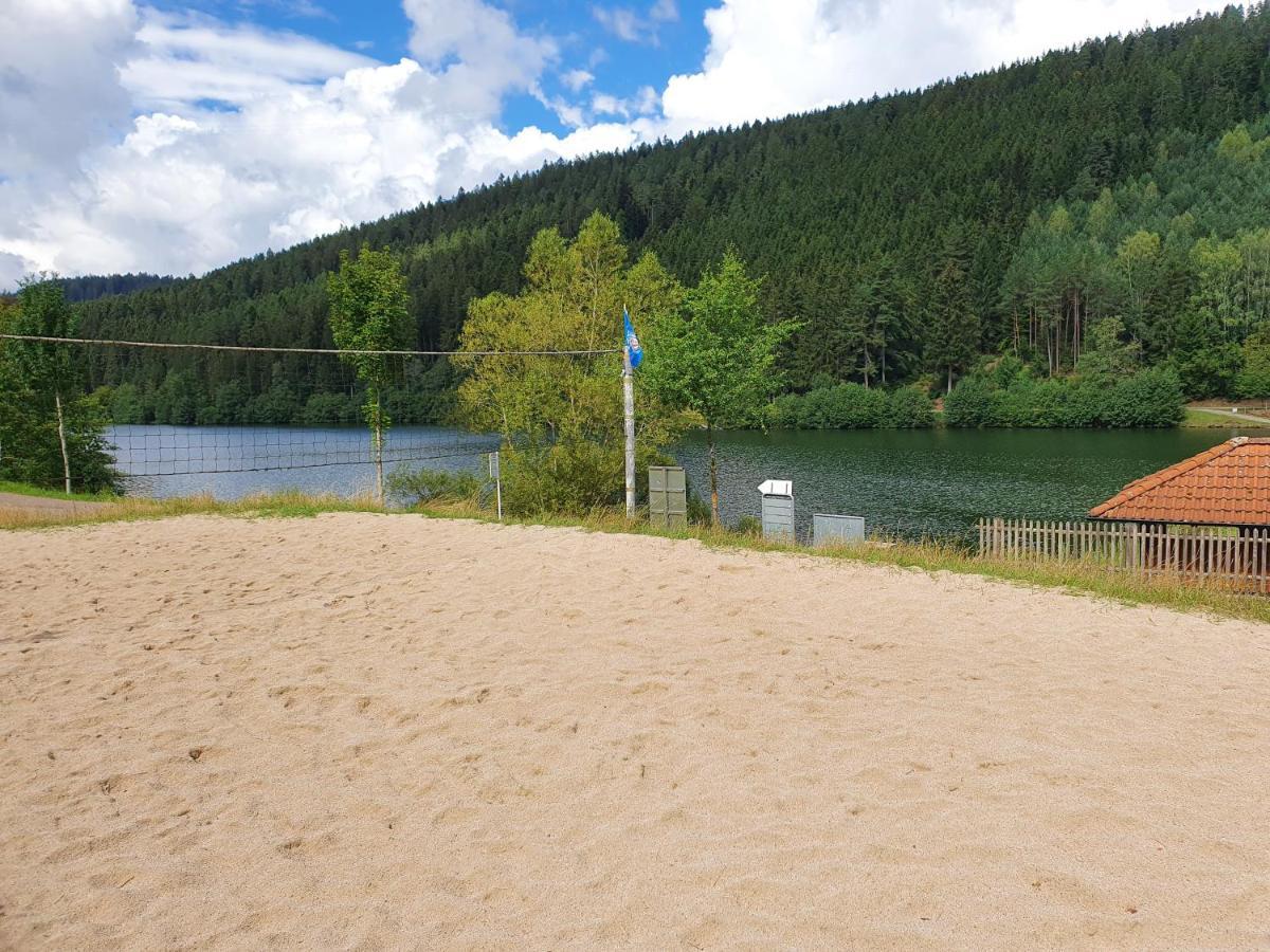 Haus Adler - Komplettes Ferienhaus am Badesee Erzgrube Exterior foto