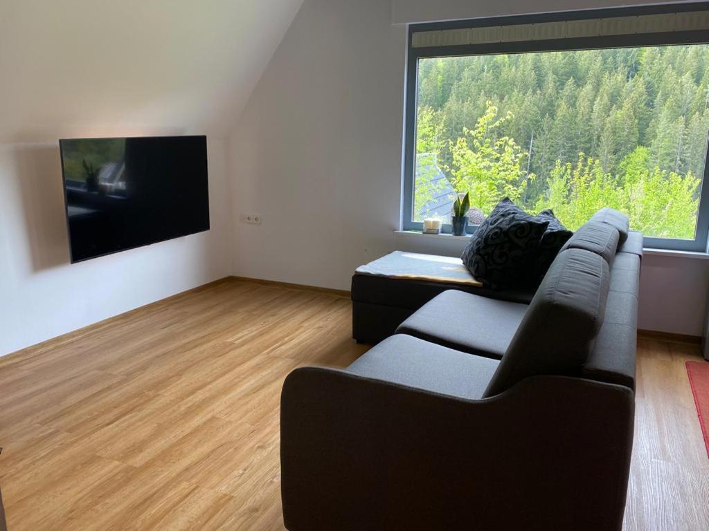 Haus Adler - Komplettes Ferienhaus am Badesee Erzgrube Exterior foto